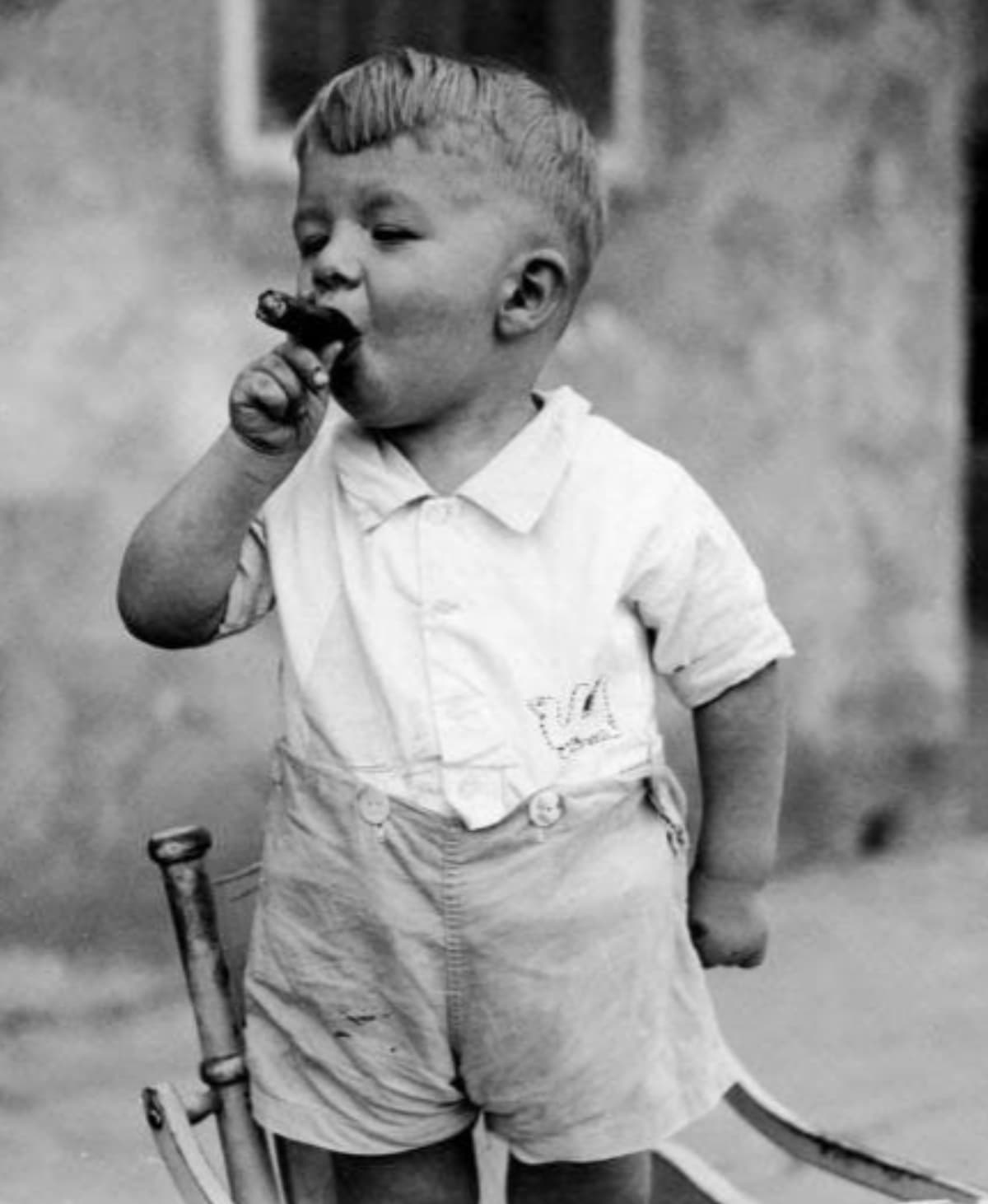 vintage cigar smoking